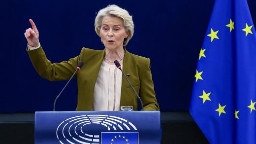 Ursula von der Leyenová při projevu o stavu Evropské unie