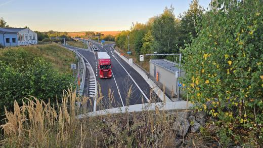 Pohled od jihlavského tunelu