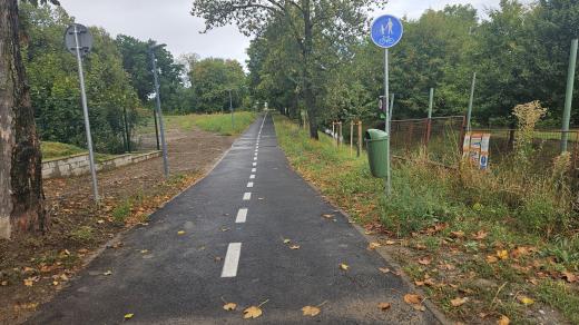 Nově otevřená část cyklostezky v Moravských Budějovicích