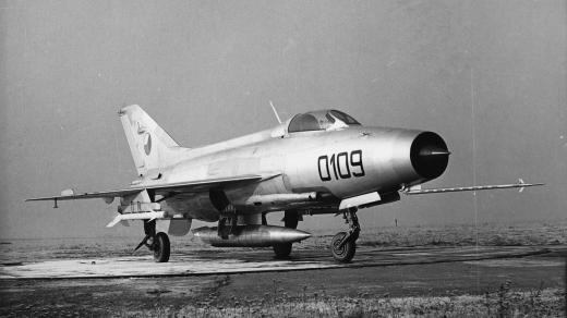 MiG 21, který Aero licenčně vyrábělo