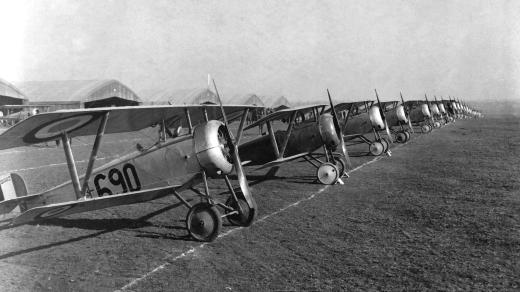 Válečná letadla 1918