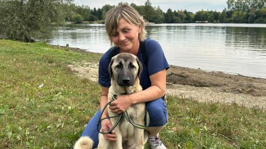 Karla Janková s fenkou kangalského pasteveckého psa Irie