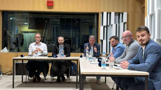 Účastníci debaty Česko 2025 na téma sport