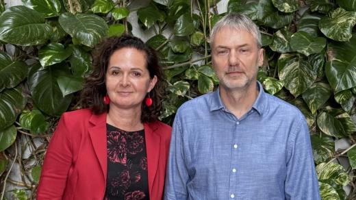 Paní Štěpánka a profesor Michal Mára