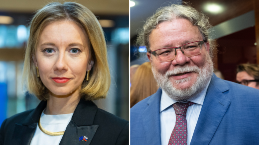 Europoslanci Lucia Yar (Progresivní Slovensko) a Alexandr Vondra (ODS)
