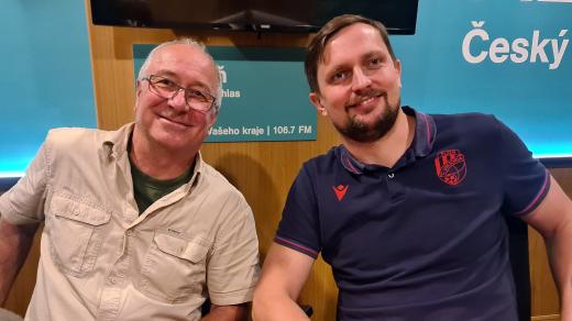 Jiří Trávníček, ředitel plzeňské zoo a Miroslav Bezděka, marketingový manažer FC Viktoria Plzeň