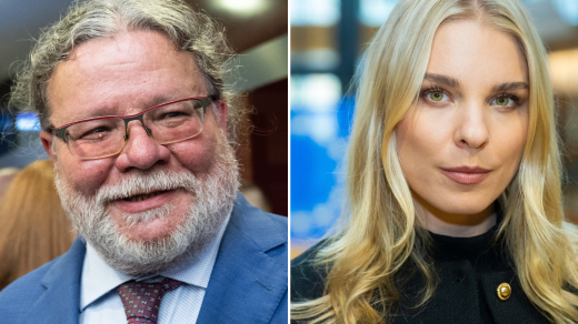 Alexandr Vondra (ODS) a Veronika Cifrová Ostrihoňová (Progresivní Slovensko)