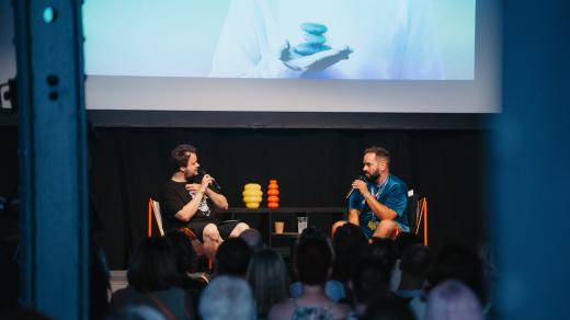 Jiří Burian a Petr Bouška v rozhovoru na festivalu Colours of Ostrava