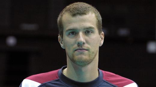 Miloslav Javůrek v době aktivní volejbalové kariéry v roce 2001