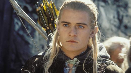 Orlando Bloom jako Legolas ve filmu Pán prstenů
