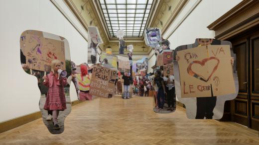 Iván Argote: Radical Tenderness, pohled do instalace