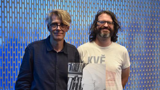 Jiří Imlauf a Ondřej Kyas ve studiu ArtCafé