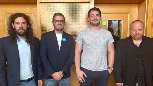 Mikuláš Ferjenčík (Česká pirátská strana), Vojtěch Krňanský (Motoristé sobě), Jiří​ Šubrt (Hnutí občanů a podnikatelů), Ladislav Příhonský (SMS – Stát má sloužit).