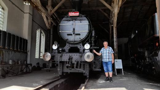 Čtyřkolák v muzeu ČD v Lužné u Rakovníka