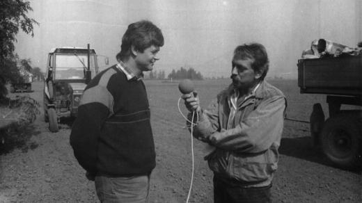 Ilustrační foto (reportáž z polních prací, 1986)
