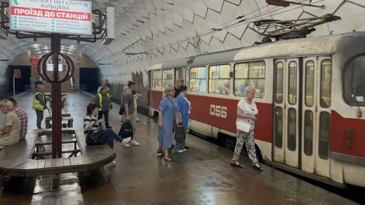 Stará česká tatra jezdí v Kryvém Rihu v podzemí