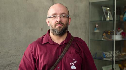 Zakladatel a předseda hnutí Stačilo! Daniel Sterzik, lídr kandidátky v Jihomoravském kraji