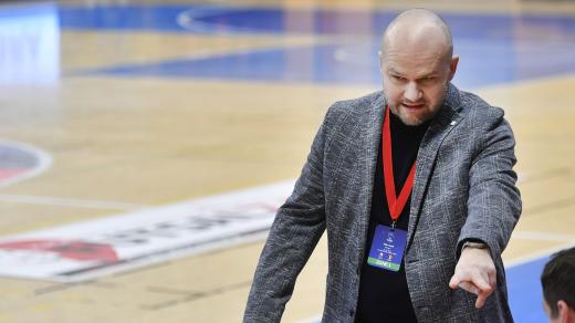Trenér české futsalové reprezentace Marek Kopecký