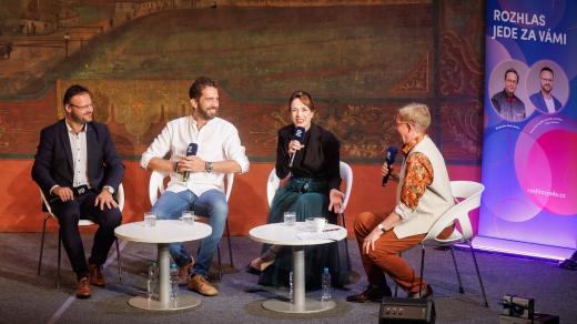 René Zavoral, Jindra Polák, Tereza Kostková a Aleš Cibulka