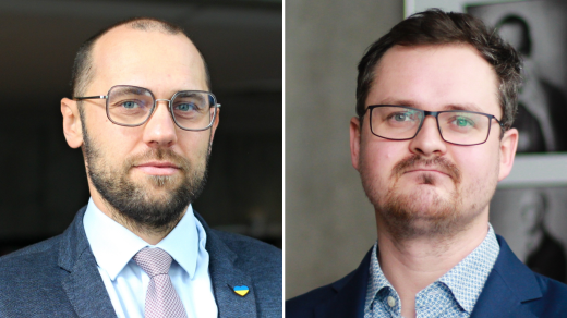 Tomáš Kopečný a Pavel Havlíček v pořadu Pro a proti