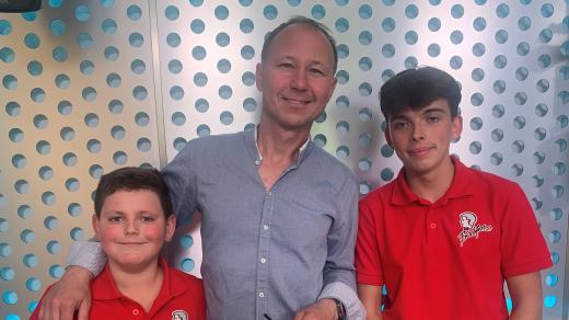 (Zleva) Adam Schejbal, Jan Míšek a Petr Bajer
