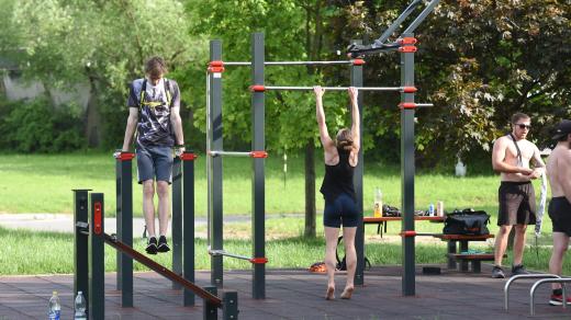 workoutové hřiště, workout, ilustrační foto