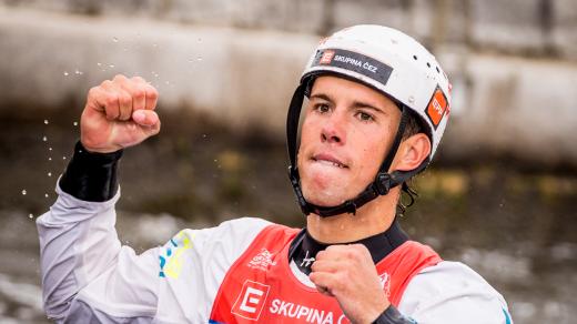 Vodní slalomář Jakub Krejčí