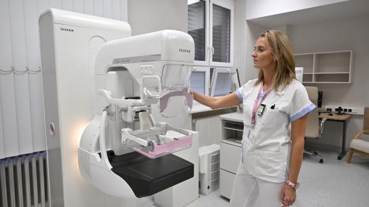 Ve Zlíně je nově nejmodernější mamografický přístroj ve Zlínském kraji za skoro pět a půl milionu korun