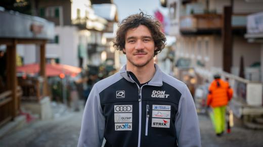 Český lyžař Jan Zabystřan