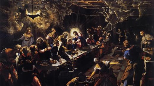 Jacopo Tintoretto: Poslední večeře