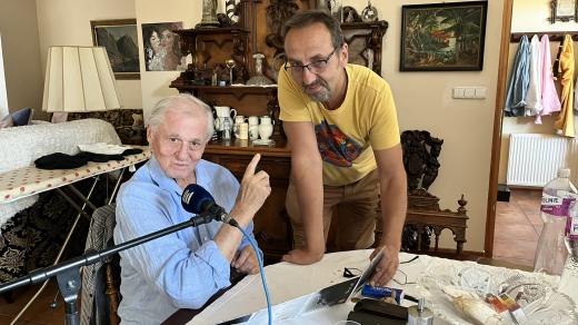 Natáčení s Laďou Kerndlem a Tomášem Katschnerem