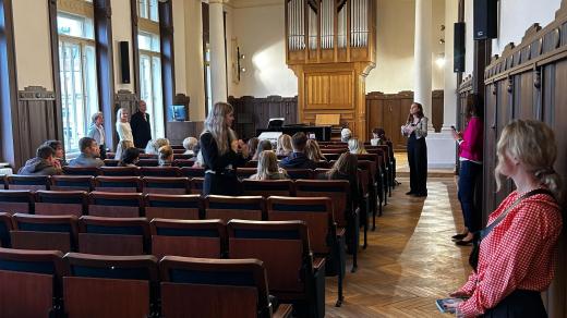 Obnovený je i varhanní sál