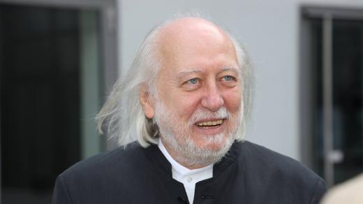 Maďarský spisovatel László Krasznahorkai (foto z roku 2021)