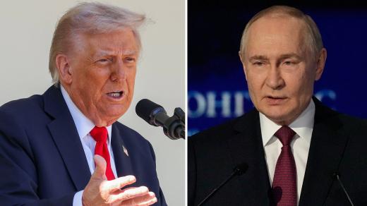 Americký prezident Donald Trump a ruský prezident Vladimir Putin