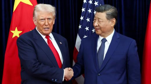 Donald Trump a Si Tin-pching