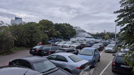 Parkoviště u Bobycentra v Brně
