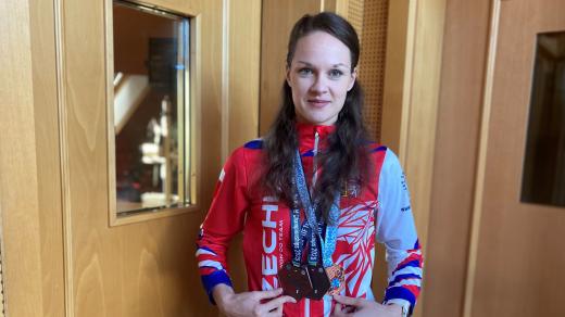 Medailistka Lucie Kratochvílová (Taekwon-Do ITF Pardubice)