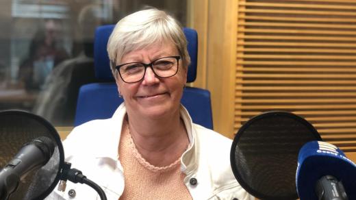 Dana Valášková, která plete ponožky v projektu Ponožky od babičky