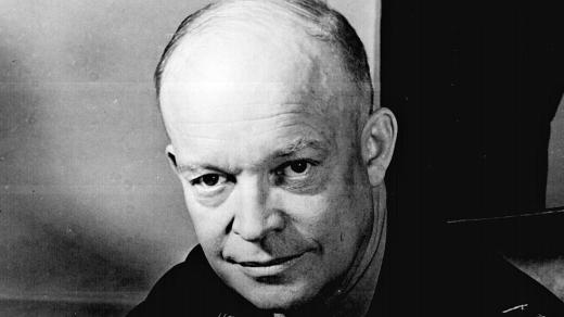 Generál a pozdější americký prezident Dwight D. Eisenhower