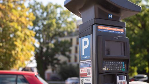 Parkovací automat v Pardubicích (ilustrační foto)