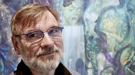 Výtvarník Otto Placht vystavuje Domorodé světy v Galerii Václava Špály