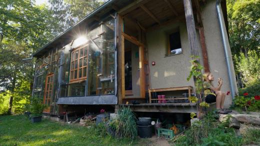 Slaměný domek rodiny Měkotových