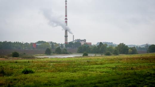 Areál teplárny v Písku, kde se měla stavět spalovna