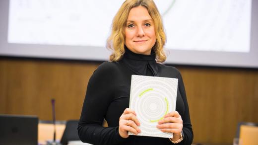 Přední ukrajinská historička a kritička umění Alisa Ložkina, autorka knihy Umění Ukrajiny