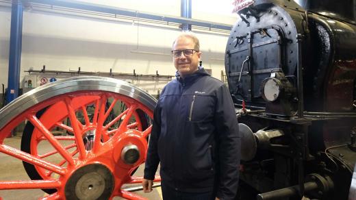 Marek Plochý, ředitel historického muzea Českých drah v Lužné u Rakovníka