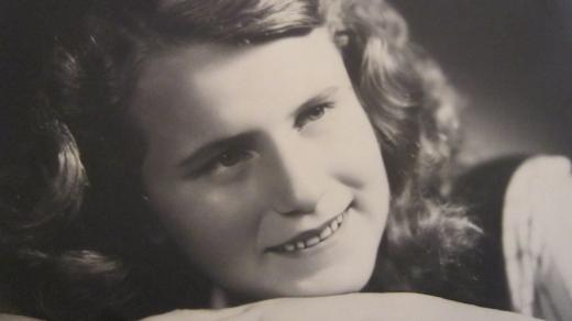 Dana Milatová v mládí