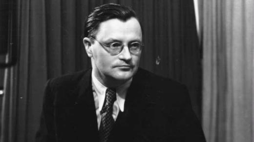 Walter Maras v rozhlasovém studiu (18. 10. 1939)