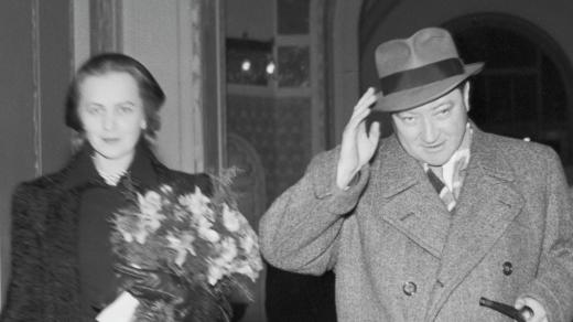 Vladimír Clementis s manželkou Ludmilou 15. 12. 1949