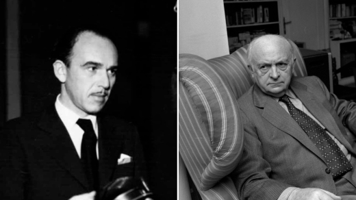 Martin Frič na snímku z roku 1937 a Otakar Vávra v roce 1981