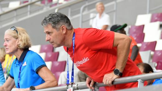Bývalý oštěpař Jan Železný na mistrovství světa v Dauhá